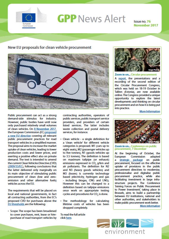 This month's #EC GPP Newsletter is out! Featuring case studies, interviews, events and much more on Green Public Procurement 🌿Access it via ec.europa.eu/environment/gp…