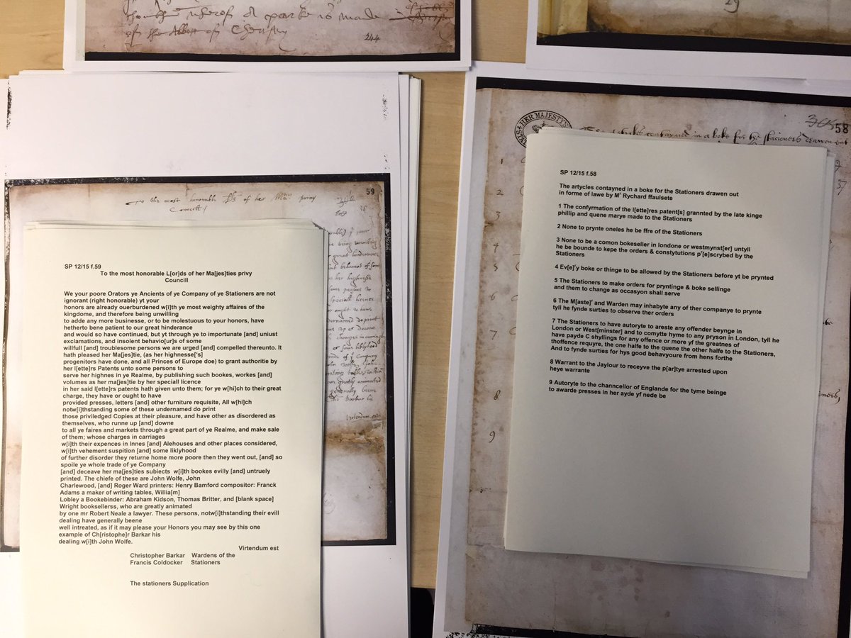 UkNatArcRes's tweet photo. Our Cromwell and Communication #workshop is taking place @UkNatArchives introducing #palaeography and the State Papers https://t.co/6SZ11IGejC