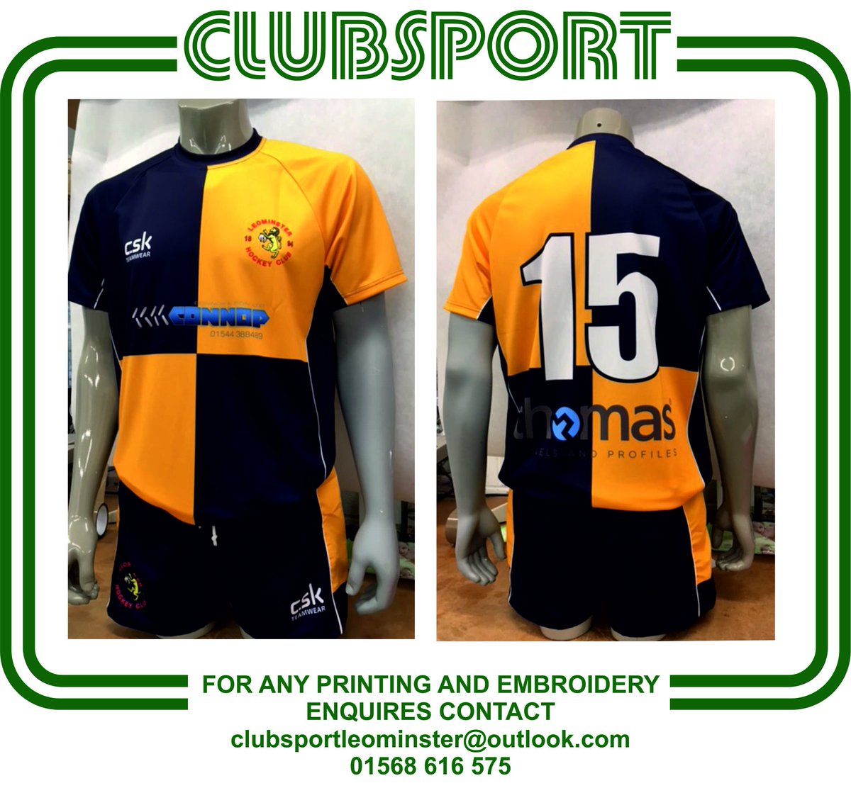 The #Hockey fairy (definitely real) has been busy for <a href="/LeoHockeyClub/">Leominster Hockey</a> too with this fab new kit! Looking sharp as ever all! Supported by Connop &amp; Son Ltd and <a href="/Thomas_tpp/">ThomasPanelsProfiles</a>. Great work everybody!  <a href="/ShopLeominster/">ShopLeominsterHR6</a>