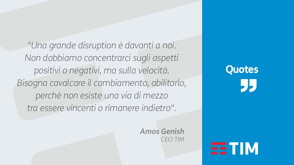 LuisB's tweet photo. #Amos_Genish, AD di #TIM, sulla leadership di TIM nella trasformazione #digitale. all’evento Digital Horizons di #Torino. #AI #5G #fibra #robotica #tecnologia #AR #VR #TIMHiTech @TIMnewsroom @TIM_Official https://t.co/LNb6HC5EyZ