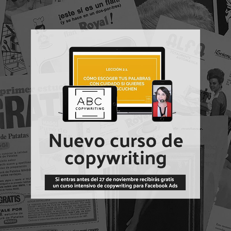 maidertomasena's tweet image. [Nuevo curso de Copywriting] Aprende a expresar con palabras lo bueno que tú eres para que nunca te falten clientes ➡ maidertomasena.com/el-abc-del-cop…