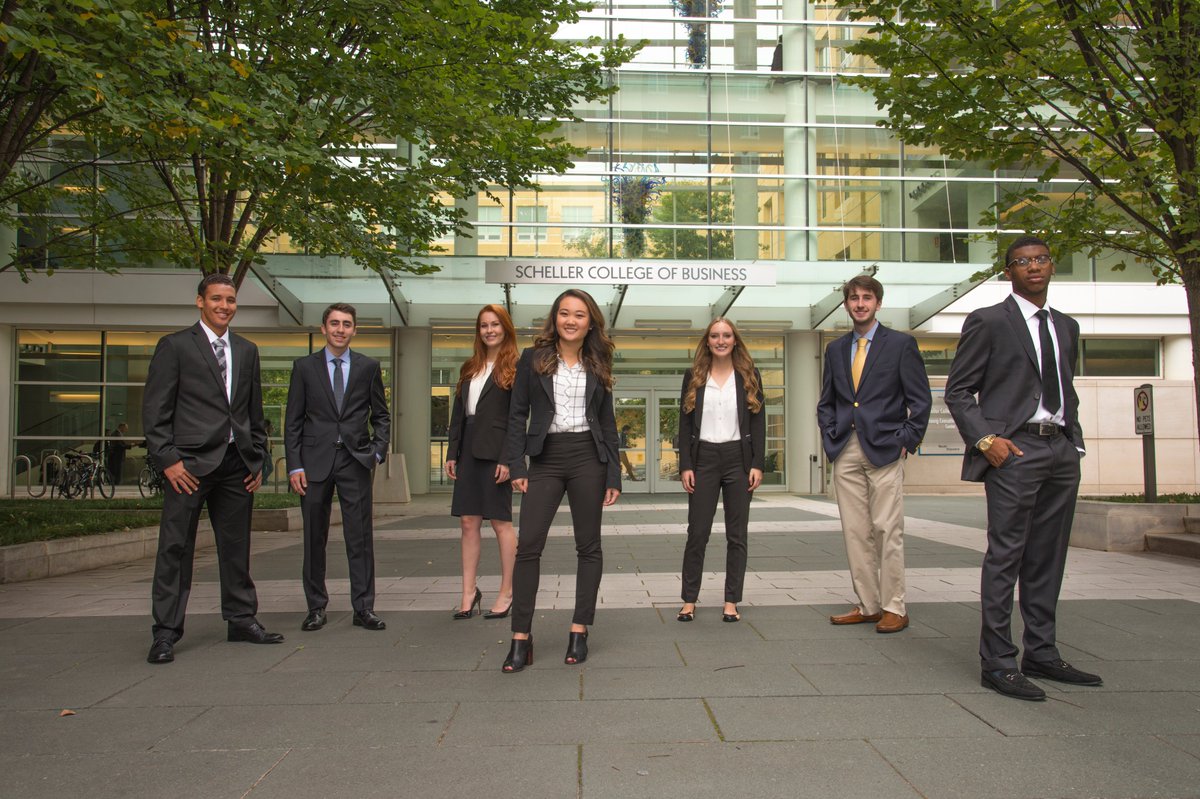 GATechScheller's tweet photo. Scheller College's successes could not have been accomplished without brilliant students. We are thankful for our dynamic, smart, and diverse student and alumni. #SchellerGivesThanks https://t.co/5daChxVQcd
