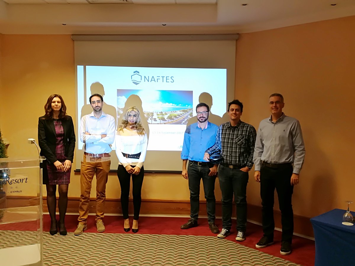 naftes_project's tweet photo. On 13 and 14 November, the @naftes_project 3rd Transnational Meeting was held in Limassol, #Cyprus: project outcomes and future developments + getting ready for the Multiplier Event #naval #firefighting #AugmentedReality https://t.co/K4LqQT0bry