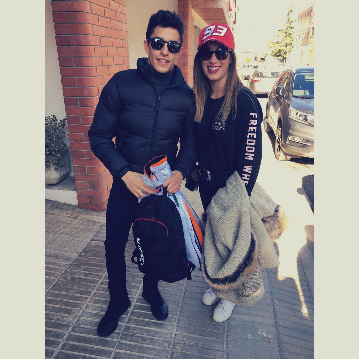 mireiia30's tweet photo. No estaré yo con el mejor del mundo no? 🤔😍 @marcmarquez93  #big6 #cervera #celebratelife #MM93 https://t.co/fdORh3obau