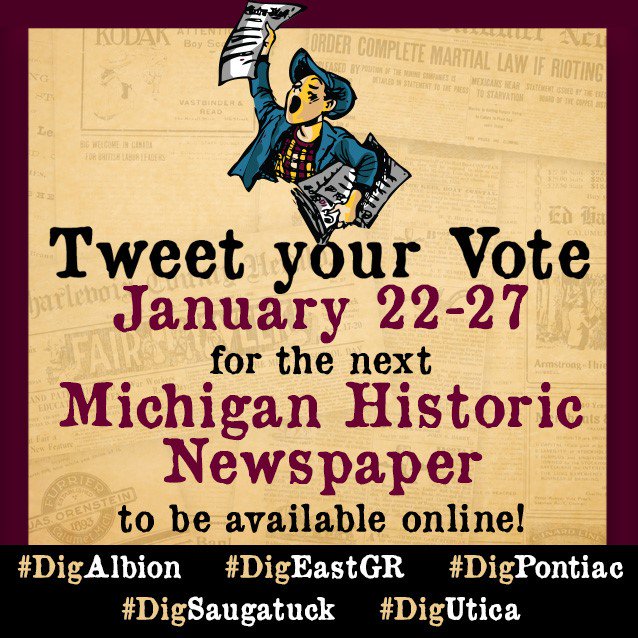 DigMichNews's tweet photo. Don't forget about the 2018 DigMichNews  Finalists! #DigAlbion #DigEastGR #DigPontiac #DigSaugatuck and #DigUtica! Read their proposals at:  https://t.co/AzcTTIsKeI https://t.co/ARCVyP1bUt
