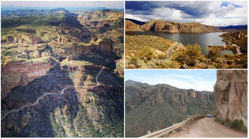Roadtrippers's tweet image. Conquer the Apache Trail: A 120-mile white-knuckle scenic drive through the Superstition Mountains ow.ly/VizS30gKlQF