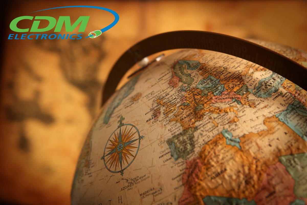 cdmincorporated's tweet photo. CDM has shipped orders to over 30 countries in 2017 -contact us to set up an international account! #WorldWednesday #CDMSales #Worldwide #International #Stock #Electronics #CDMElectronics #CablesAndConnectors https://t.co/KE9OnX3zzP