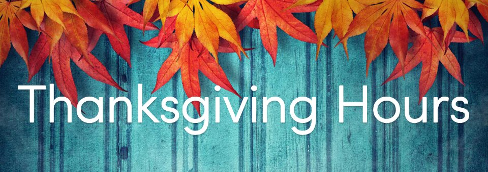 SouleBranch's tweet photo. As a reminder, we will be closing at 5 pm this evening (not 7:30 pm), and will remain closed tomorrow and Friday for the Thanksgiving holiday. https://t.co/C2YQUe3iZE