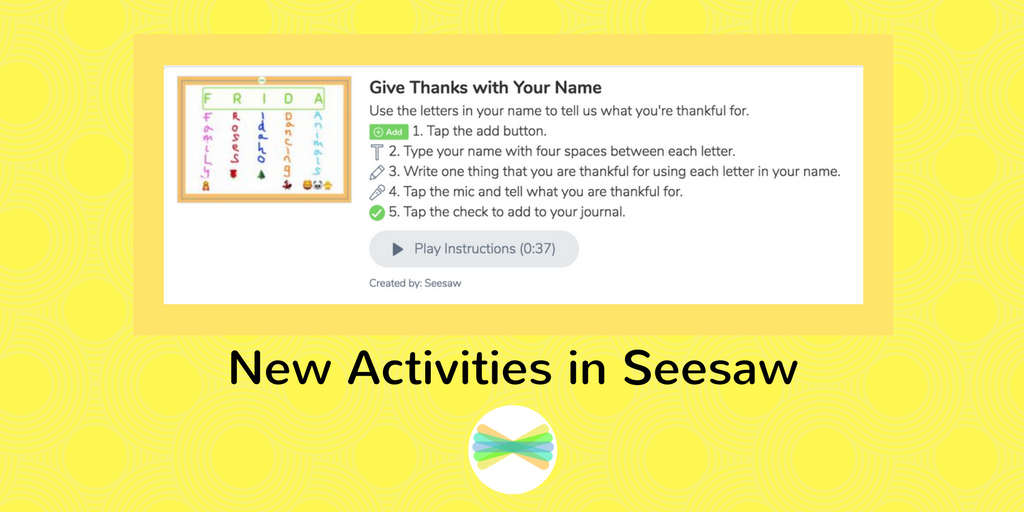 Seesaw's tweet photo. Have you seen this new Activity in Seesaw? Browse the Activity Library to see what your students can create! https://t.co/CQ9xpBRcSS https://t.co/thunJoBx8C