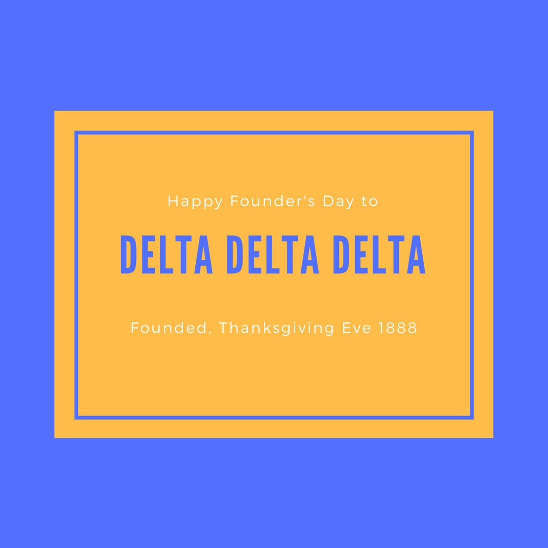 UTAFSL's tweet photo. Happy Founder's Day to the women of @UTA_TriDelta! #UtaCph #BeYouWithUs https://t.co/YlnDgzsG2L