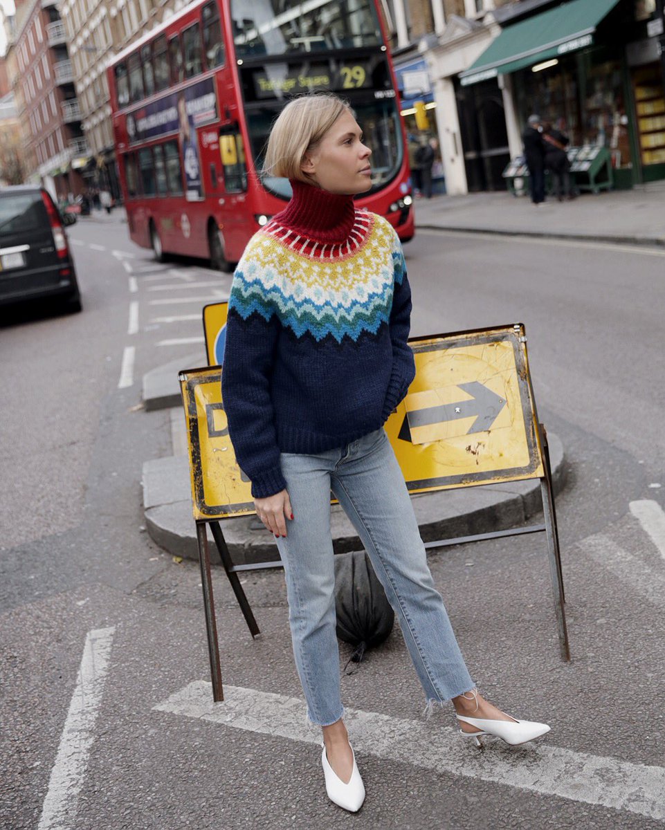 'Tis the season for hair tucks and big knits <a href="/shopbop/">Shopbop</a> <a href="/anyahindmarch/">Anya Hindmarch</a>