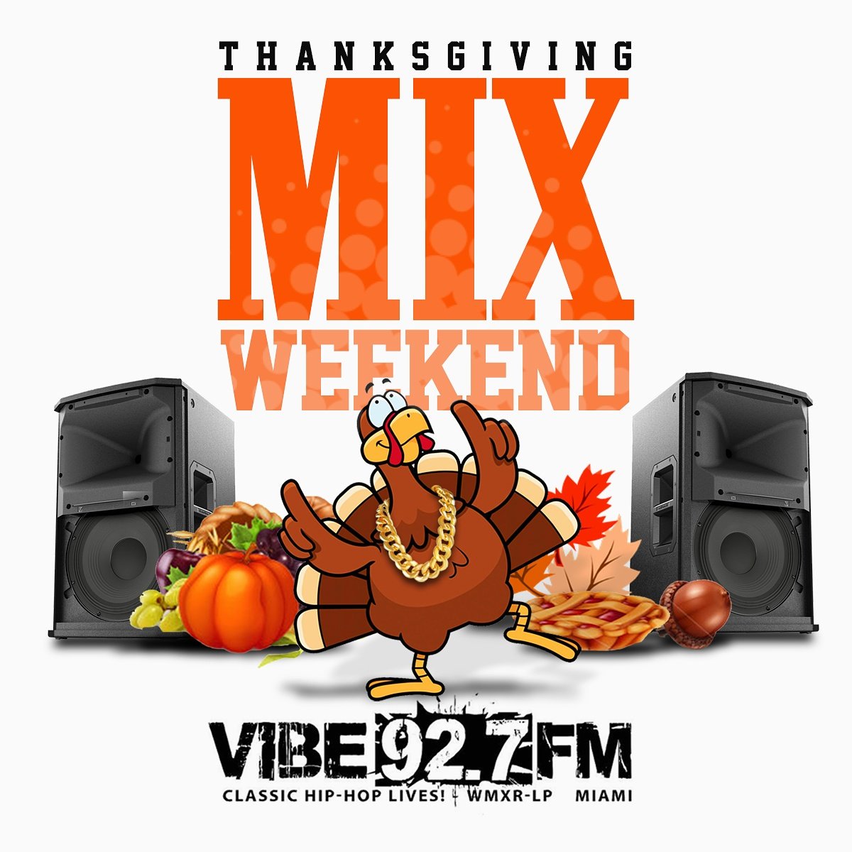 vibe927miami's tweet photo. #ThanksgivingMixWeekend kicks off tonight at 6 p.m. with @itsdjls! More than a dozen DJs playing your favorite classics all holiday weekend! https://t.co/vH0KrzvflA