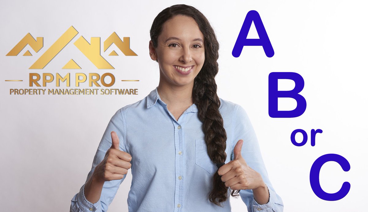 rpm_pro's tweet photo. What's your speciality A, B or C? Retweet and leave your answer!👏

a) Long term rentals
b) Vacation rentals 
c) Sales 
#Realtors #realtorlife #RealEstate #propertymanagementsoftware #likeandshare https://t.co/OPCCsFfSL0