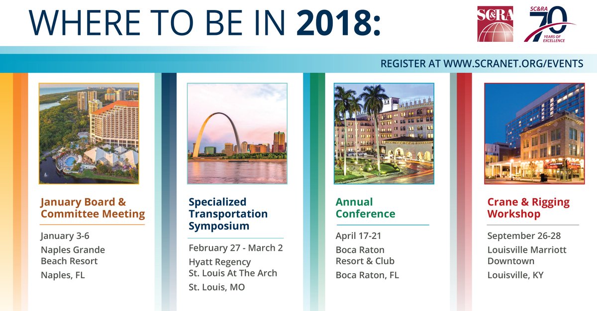 scranet's tweet photo. Do you have these dates marked on your calendar for 2018? #SCRAjbcm #SCRAsts #SCRAac #SCRAcrw https://t.co/h0rejklmTN https://t.co/kKJjRuVYeC