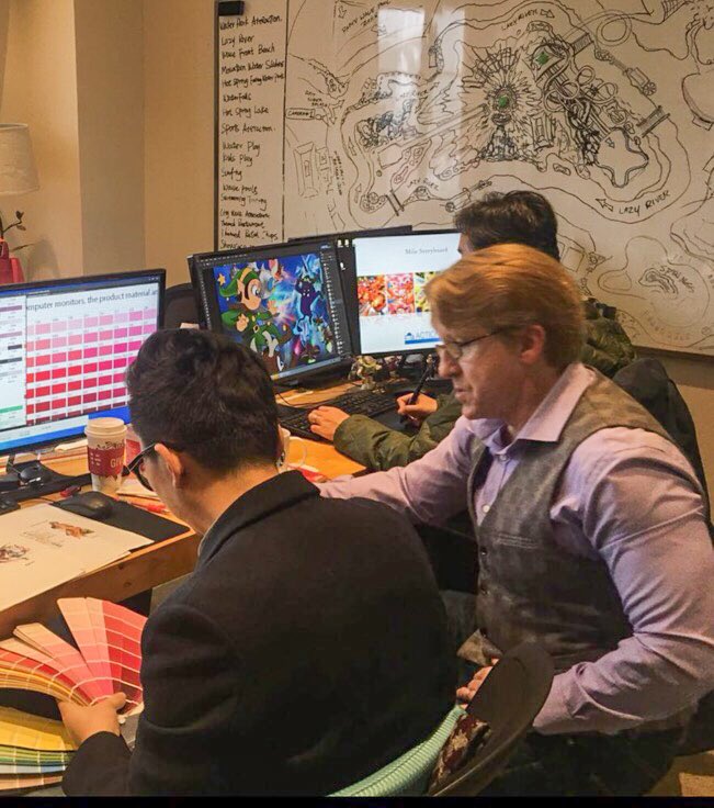 MLMcCoyEXP's tweet photo. Lately I have been #Masterplaning & #creating #Brand new #character #storyboards & #styleguides for a new #waterpark in #Kunming #China https://t.co/1XvkSmr5lS