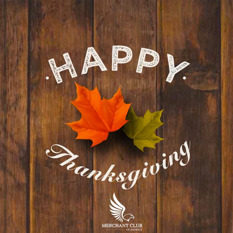 MerchantClubofA's tweet image. From your friends at Merchant Club: Happy Thanksgiving!

#smartterminals #smartterminal #freecreditcardprocessing #POYNT #POS #reseller #payments #mobilewallets #solutions #business
