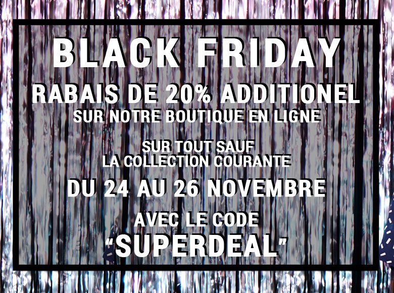 Nos promotions pour le BLACK FRIDAY commencent ce vendredi jusqu'à dimanche! #BlackFriday #modequébécoise #sweetdeals