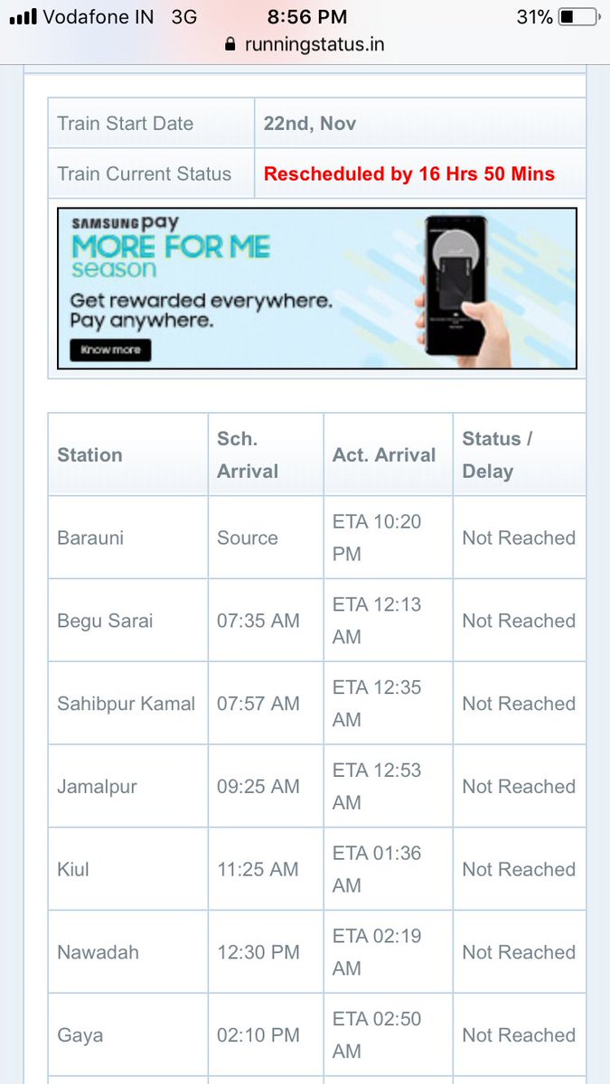 meefaal's tweet photo. @RailMinIndia If train is late by more than 17 hours and my purpose to travel dose not suffice, why I am not allowed to cancel my tickets? https://t.co/BYRIo6TtTw