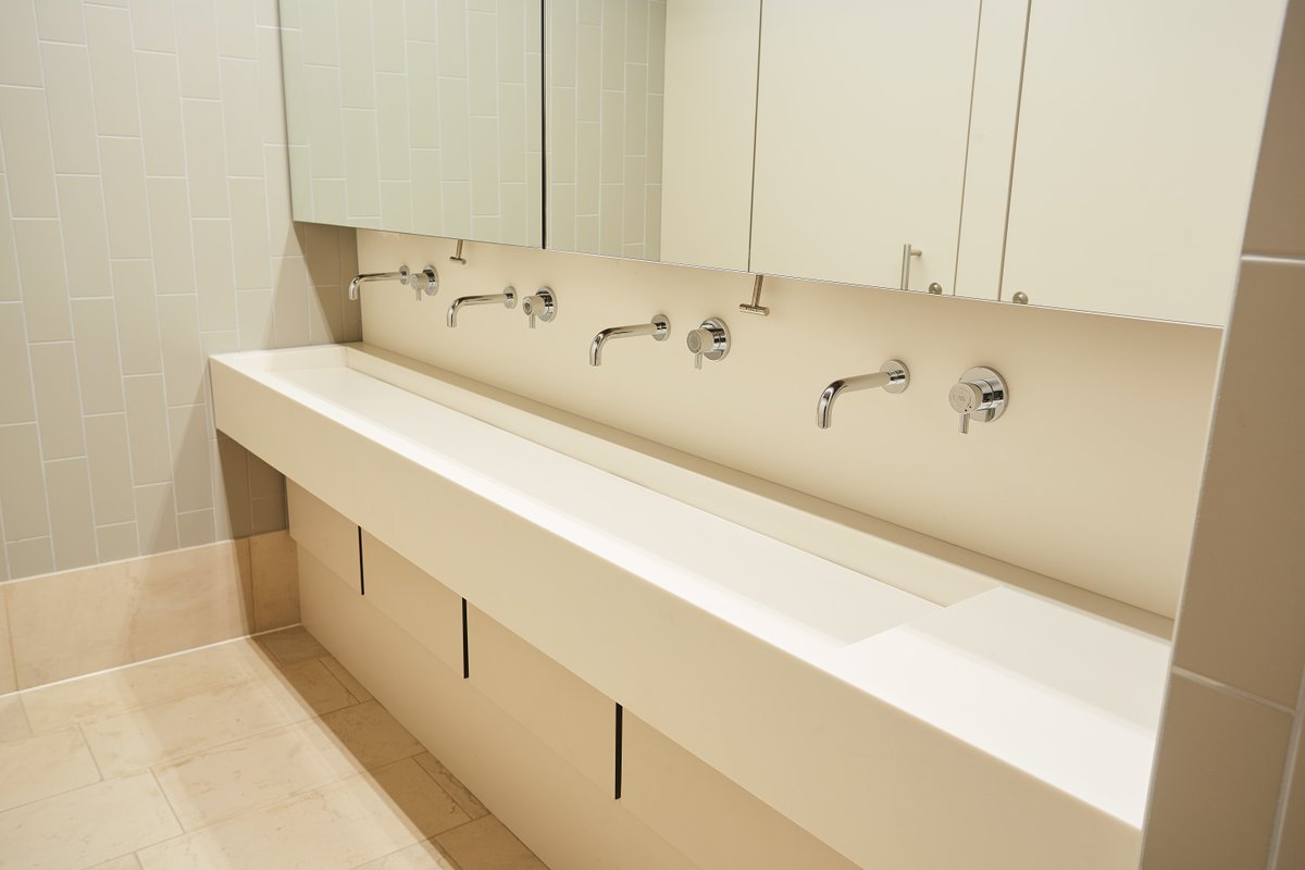TheSplashLabUK's tweet photo. Lovair worked alongside Page/Park architects to help create a bespoke hand-washing slab made in Bisque, a natural Corian colour, for St. Cecilia’s Hall, Scotland’s oldest purpose-built concert hall.

https://t.co/lKe0wAvcNq 

#Lovair #Corian #LeisureProjects #Design https://t.co/AisIwZt9HU