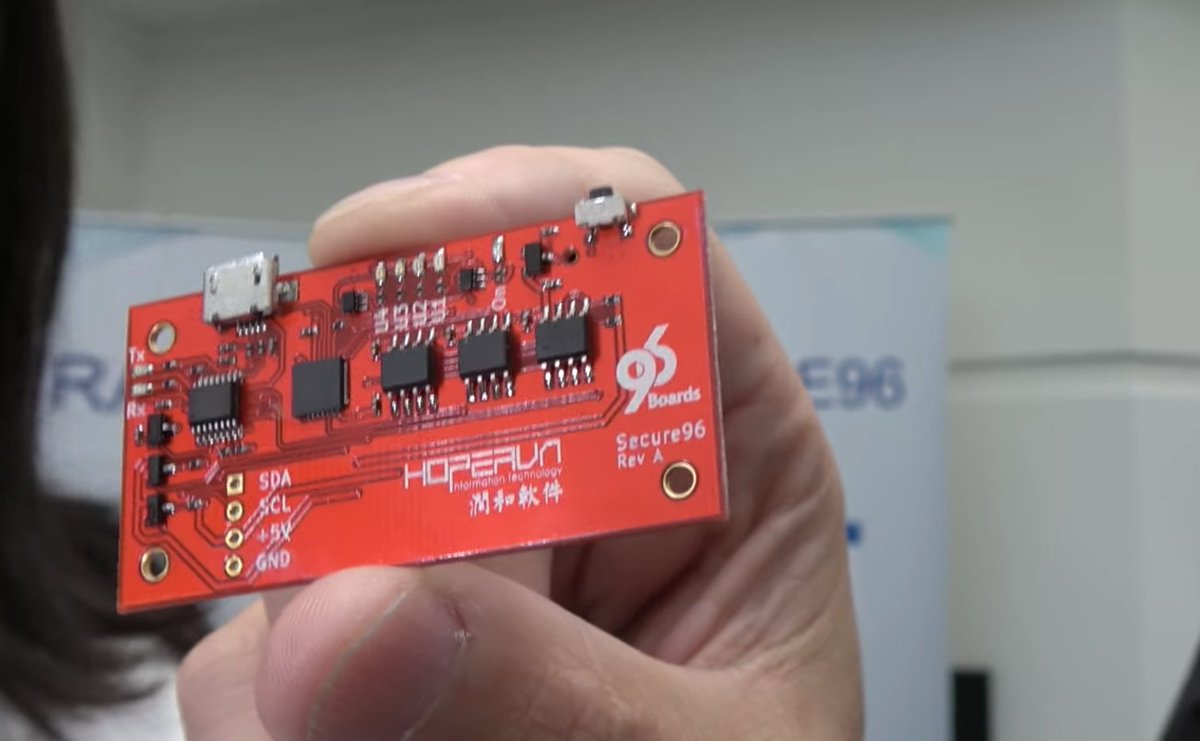 96Boards's tweet photo. Learn about Secure96, a 96Boards mezzanine add-on board which adds symmetric and asymmetric cryptographic devices as well as an SPI-connected TPM 2.0 Trusted Computing Group chip.
https://t.co/kJGWSV4zzH
#96Boards #crypto devices #embedded #TPM2.0 #TrustedComputingGroup https://t.co/puJrK0FDnE
