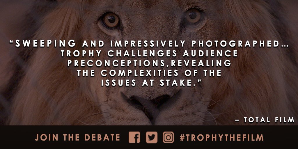 Think you know about trophy hunting? Think again. #TrophyTheFilm is on iTunes now.