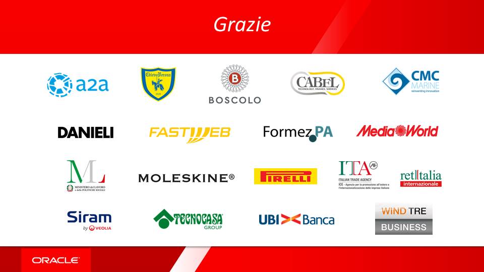 OracleItalia's tweet photo. Oracle #CloudShowIT: focus sulle aziende italiane che hanno scommesso sul #cloud https://t.co/ryXtqFa0RW @ZeroUnoWeb @patpatuffa https://t.co/buJ1ZPPhh8