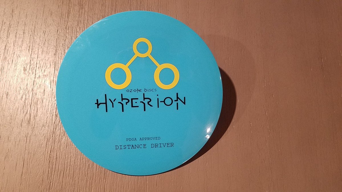 OzoneDiscs's tweet photo. Our new overstable speed 11 driver the Hyperion is PDGA approved and available now at https://t.co/AolvBmM3g8 ! #discgolf https://t.co/qZnsLOi56l