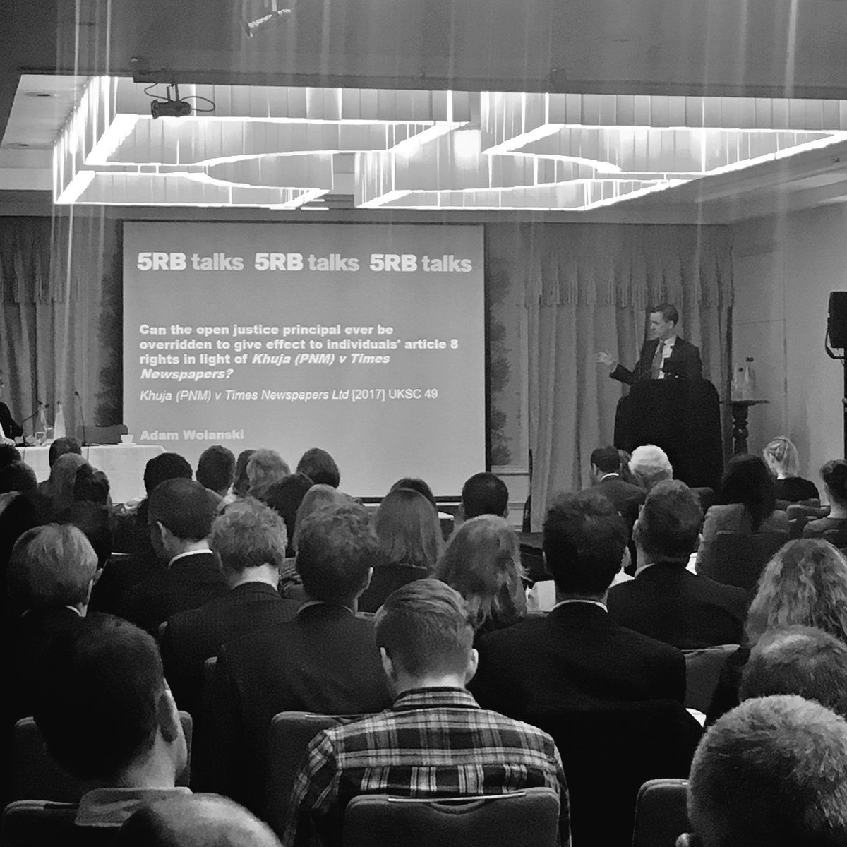 White_Paper_Co's tweet image. Adam Wolanski of @5RB discusses #Injunctions, the #OpenJusticePrinciple, Art 8 rights &amp;amp; the Khuja (PNM) v Times Newspaper case #wpdefamation