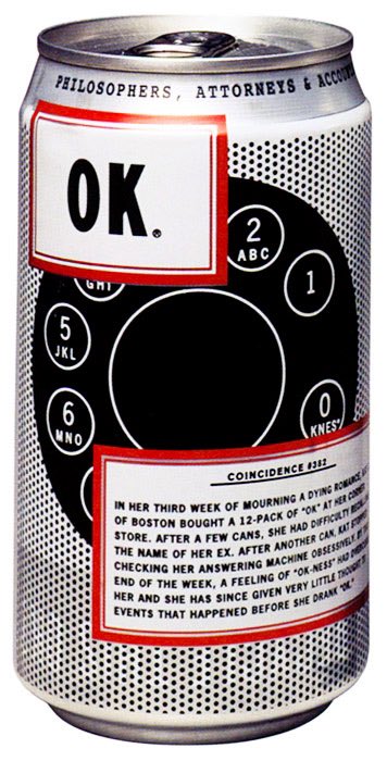 benanslow's tweet photo. In 1993 Coca Cola created OK Soda — an "edgy" soda aimed at Gen X, hiring Daniel Clowes and Charles Burns to do the artwork. (1/2) https://t.co/RCXeeBnQ86