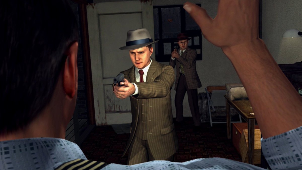 RockstarGames's tweet photo. Experience the acclaimed detective thriller L.A. Noire, enhanced for the Nintendo Switch with touch screen controls, Joy-Con mode and more.

Buy Now: https://t.co/m0mfz817P3 https://t.co/pETmiGe7kg