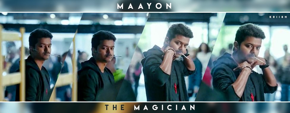 ItzKrrish_'s tweet photo. When MASS gets MERSAL! Vetri - The Magician! #Maayon #Mersal 😎🔥 https://t.co/y1brfTXfaD