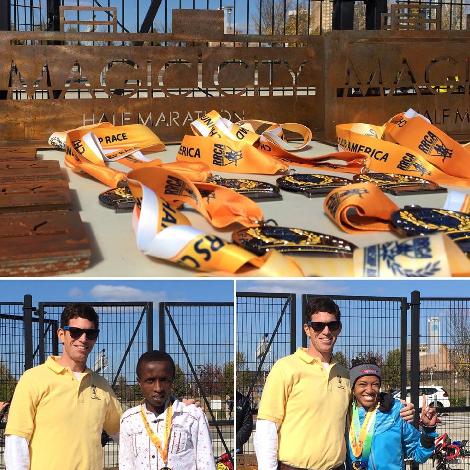 RRCAnational's tweet photo. Congrats to the winners of the Magic City Half Marathon, the RRCA Alabama State Half Marathon Championship. Frances Waithaka took first, overall in 1:06:26, and Shawanna White was the first place woman in 1:19:09. https://t.co/aHTTLZvcK4 https://t.co/1b3FN6dV2U