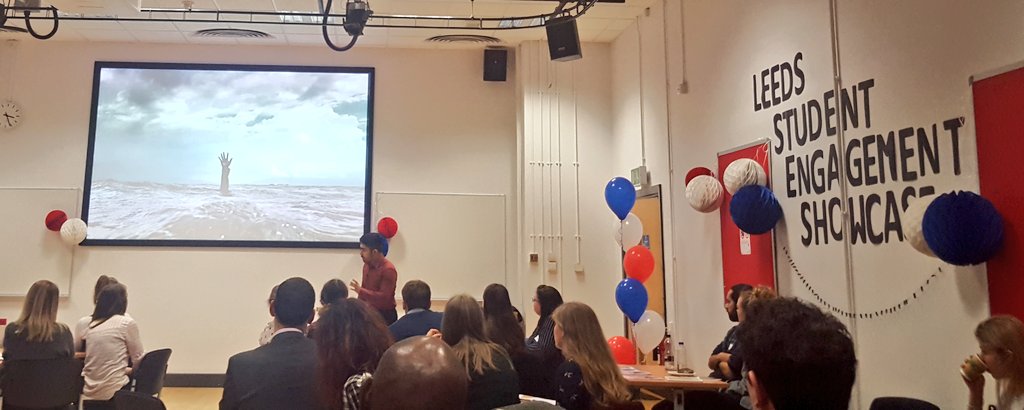 tess_hs's tweet photo. The fantastic Nabeel talking about his journey from an alienated student to an engaged one @EngagementLeeds #getengagedleeds https://t.co/Qq6Fi0KeUY