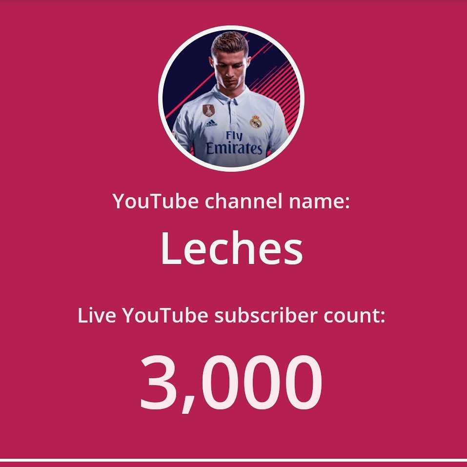 DANKE! ❤ 
Eine unbeschreibliche Zahl! 3.000 Abonnenten, auf den Tag genau, nach 1 Jahr auf Youtube! Vielen vielen Dank an alle, die mich auf diesem Weg begleitet haben! #nichtzufassen #danke #lechesarmy