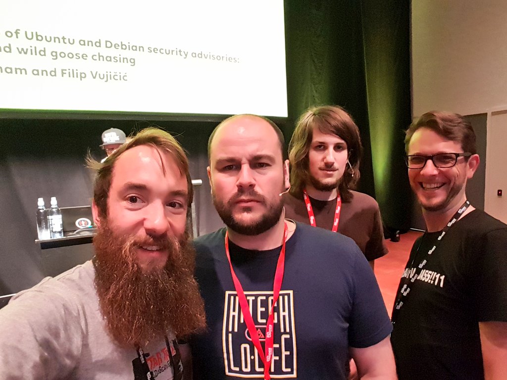 We're at <a href="/bsideswlg/">BSides Wellington</a>, come talk to <a href="/dsofeir/">@dsofeir@fosstodon.org 🖖🏽</a> and @booleanvalue #infosec #cyber #patchyourS