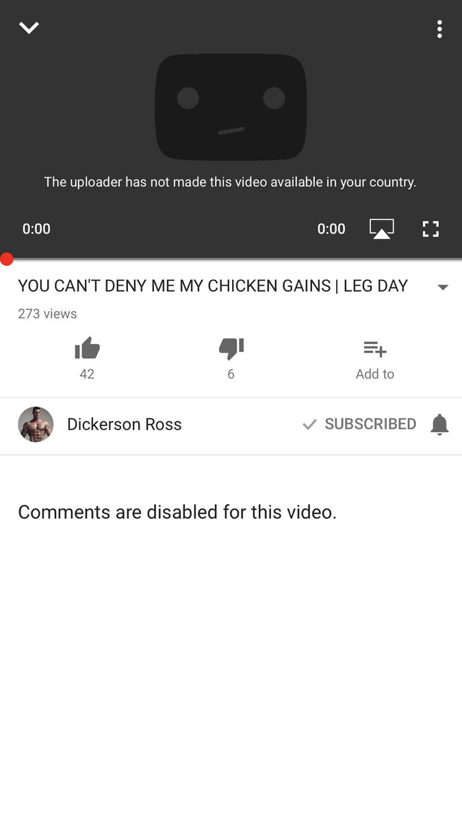 DannyJamesLumby's tweet photo. @DickersonRoss cant watch your new video mate, can watch the old ones tho.. https://t.co/B3FUsr7WHB