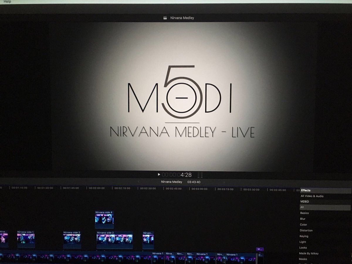 MODI5music's tweet image. All edited and ready!! Dropping this tomorrow at 6pm!!! Can’t wait for you to hear it!! #rockapella #nivarna #Modi5 #newvideo