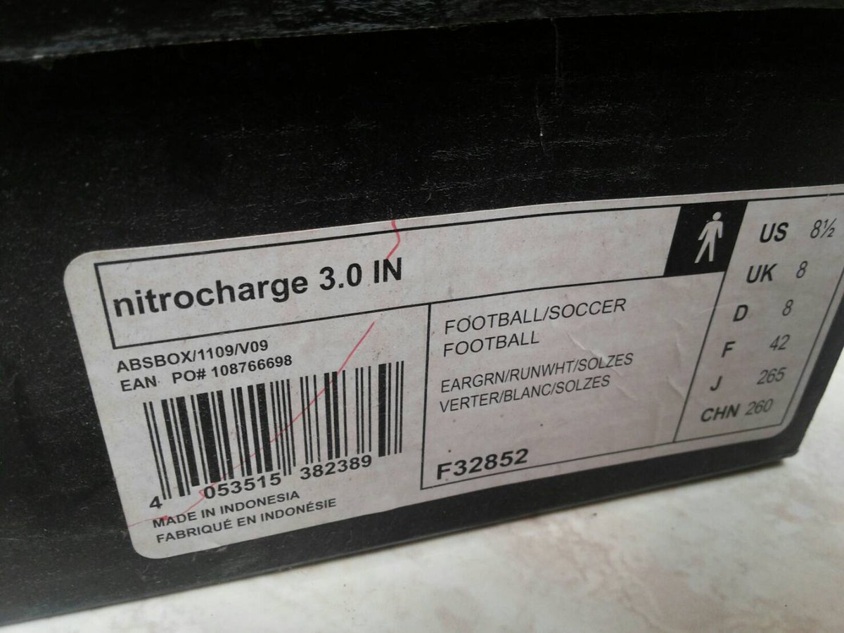 Anangk_'s tweet photo. - Sepatu Futsal -
π Adidas Nitrocharge 3.0
π° 500.000 (goyang dikit)
π‘ Original (second VGC 95%)
π Sz 42
π¦ With Box Original
π COD Sidoarjo/Sby
βοΈ WA/Line 08983634712
#MODALAWAY @Green_Nord27 @HC_Casuals https://t.co/uPU4JkDN7B