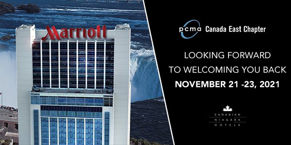 NiagaraMeetings's tweet photo. Guess what?  Four more years and we are lucky enough to host #PCMACIC21 back in #NiagaraFalls!  How will we top #PCMACIC17?  @sccniagara &amp; @NiagaraMeetings are up for the challenge!  We look forward to welcoming you back! #NiagaraMeetings #MeetingsMatter #eventprofs https://t.co/9EeYsf2pO4