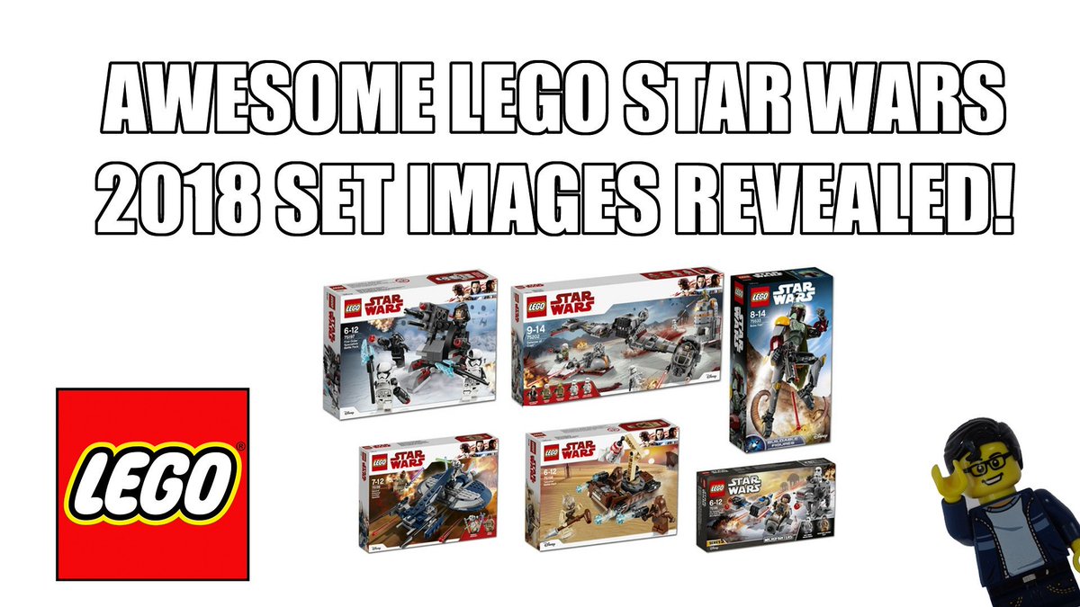 SummToys's tweet photo. AWESOME LEGO STAR WARS 2018 SET IMAGES REVEALED! Check out the video! https://t.co/2HGDodxxjw #lego #legostarwars #starwars #TheLastJedi  #StarWarsTheLastJedi #Bricks #afol #toys #YouTube #stormtrooper https://t.co/Gudle3GrW8