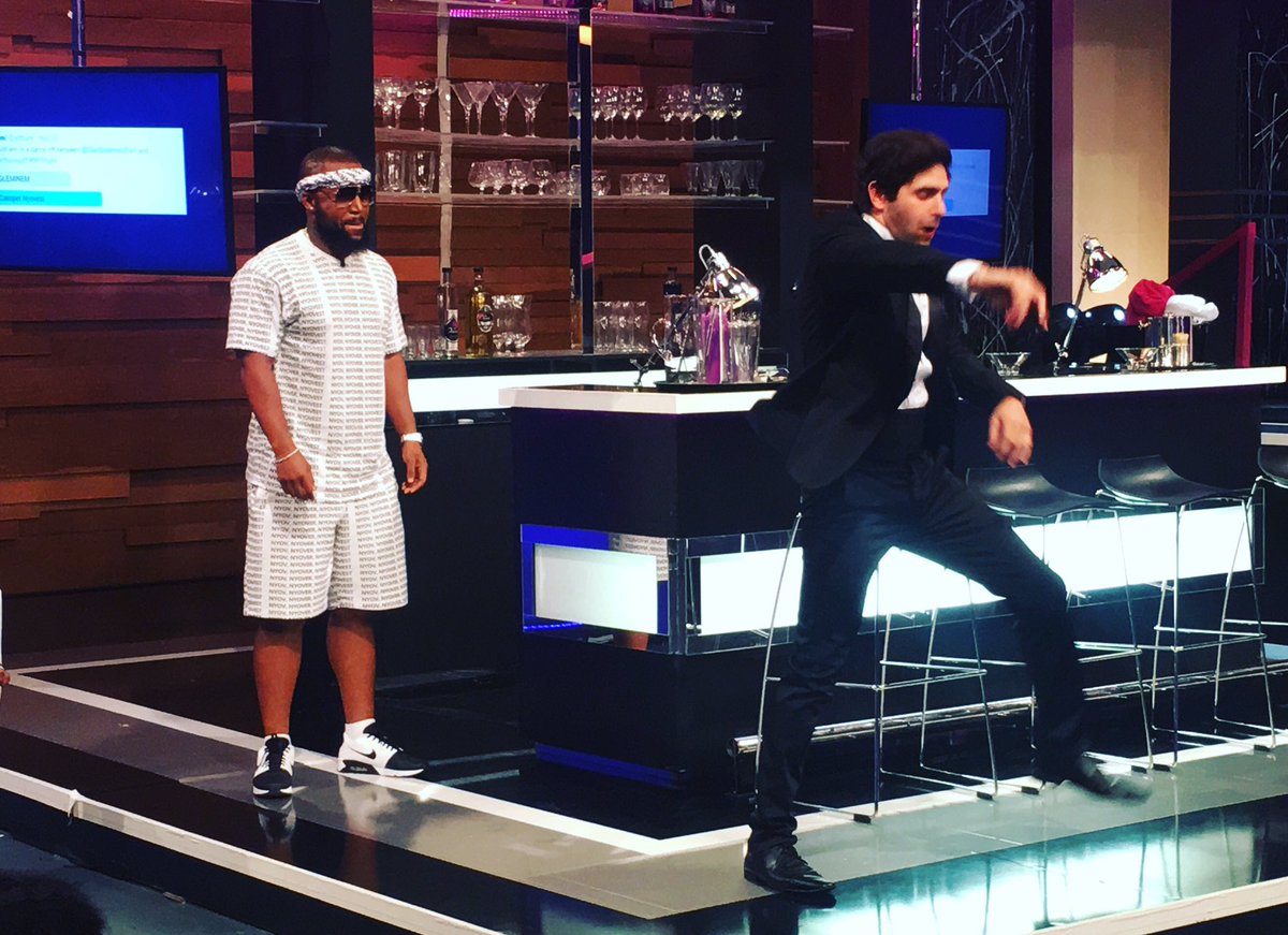 wtftumi's tweet photo. Let the battle begin. @casspernyovest vs @glenbidermanpam who's the better dancer? #WTFTumi 🕺🏼🕺🏼🕺🏼 https://t.co/IgkmOz3IGn