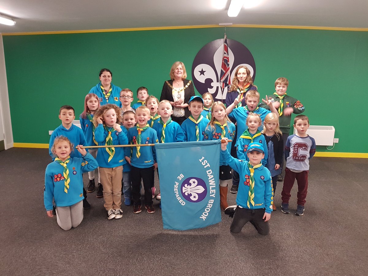 1st Dawley Brook Beavers had a great time with @CllrJanePinter this evening and we are very excited about our plans together with <a href="/GreatDawley/">Great Dawley Town Council</a>