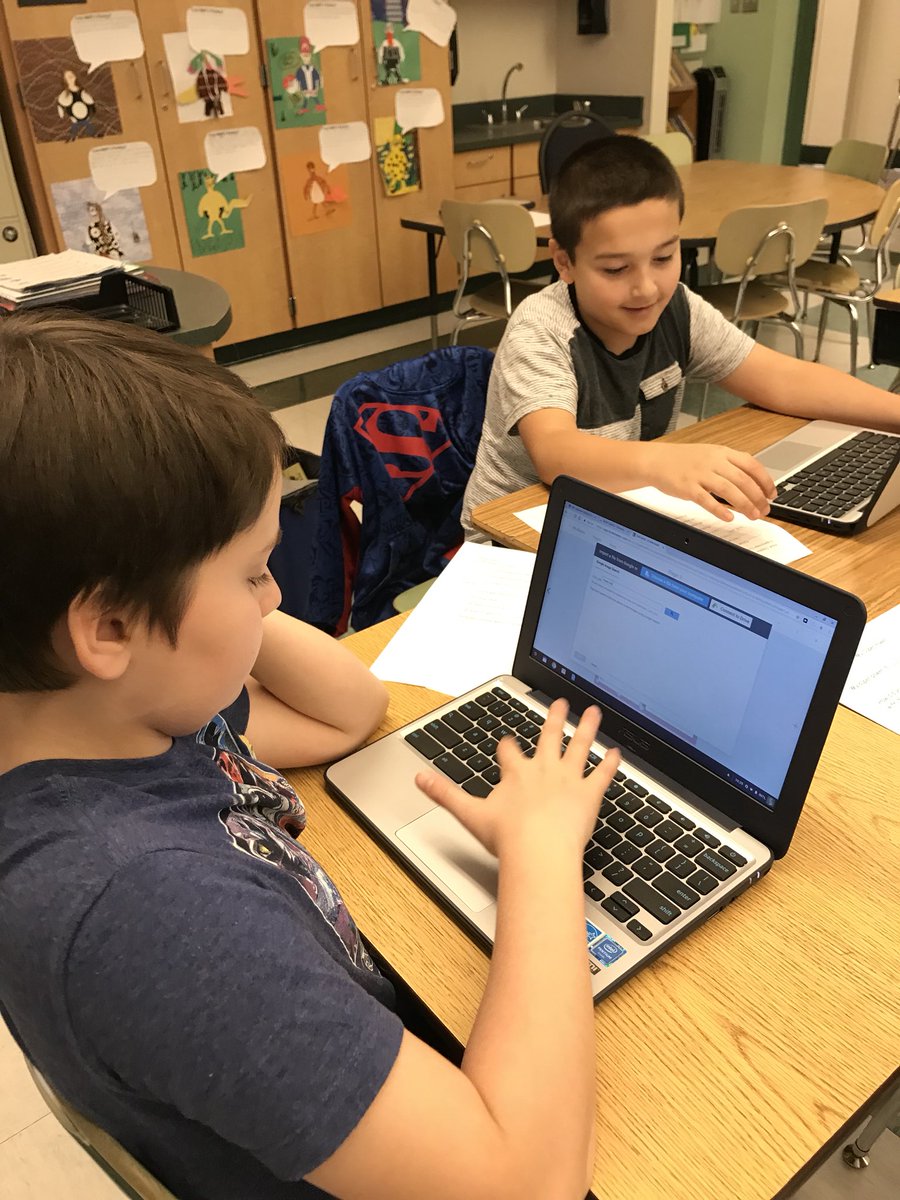 kscheuble's tweet photo. Co-teaching in 3rd grade with @MrO_211 helping the students bring their narrative writing to life with @BookCreatorApp.  #coteaching #create https://t.co/xeSUAAFAc6