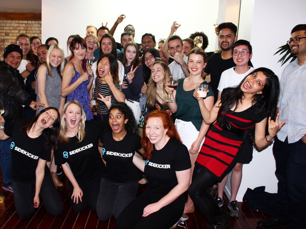 getsidekicker's tweet photo. Last night our team in #Auckland threw a party to celebrate Sidekicks who had completed over 100 shifts on Sidekicker! Congratulations, a huge milestone 🙌🏻🎈🎉 #Sidekicker https://t.co/UM6Jk9ayXk