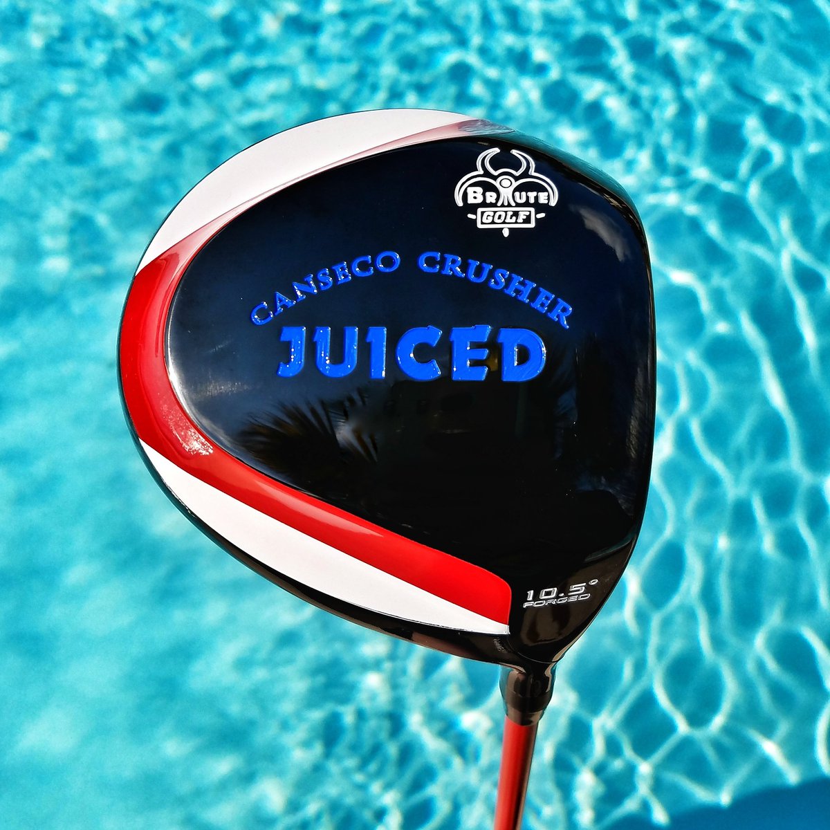 Only a couple more days to snag the Canseco Crusher #JUICED Driver on sale - $250 through #BlackFriday! You'll hit the drives of your dreams with this Illegally hot 500cc and 300ct monster! ⚾🏌🏌🏌 💥It's JUICED so you don't have to be!💥 #BRUTE #BRUTEGolf