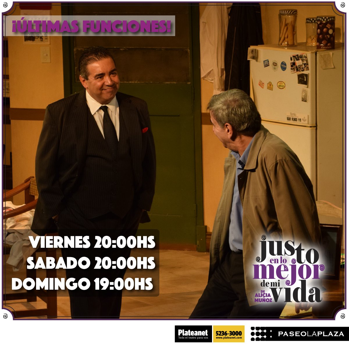 JustoEnLoMejor's tweet photo. Comienza nuestro ÚLTIMO FINDE de funciones! No te quedes afuera
Conseguí tus entradas en https://t.co/VWGsENTKnP https://t.co/Bj5OZ8CCZB