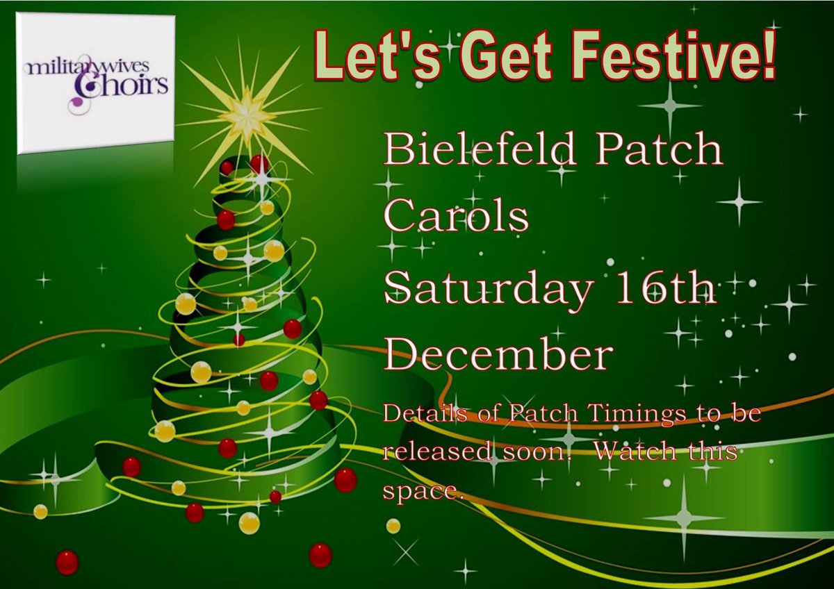 Gütersloh &amp; Bielefeld MWC Patch Carols coming soon!