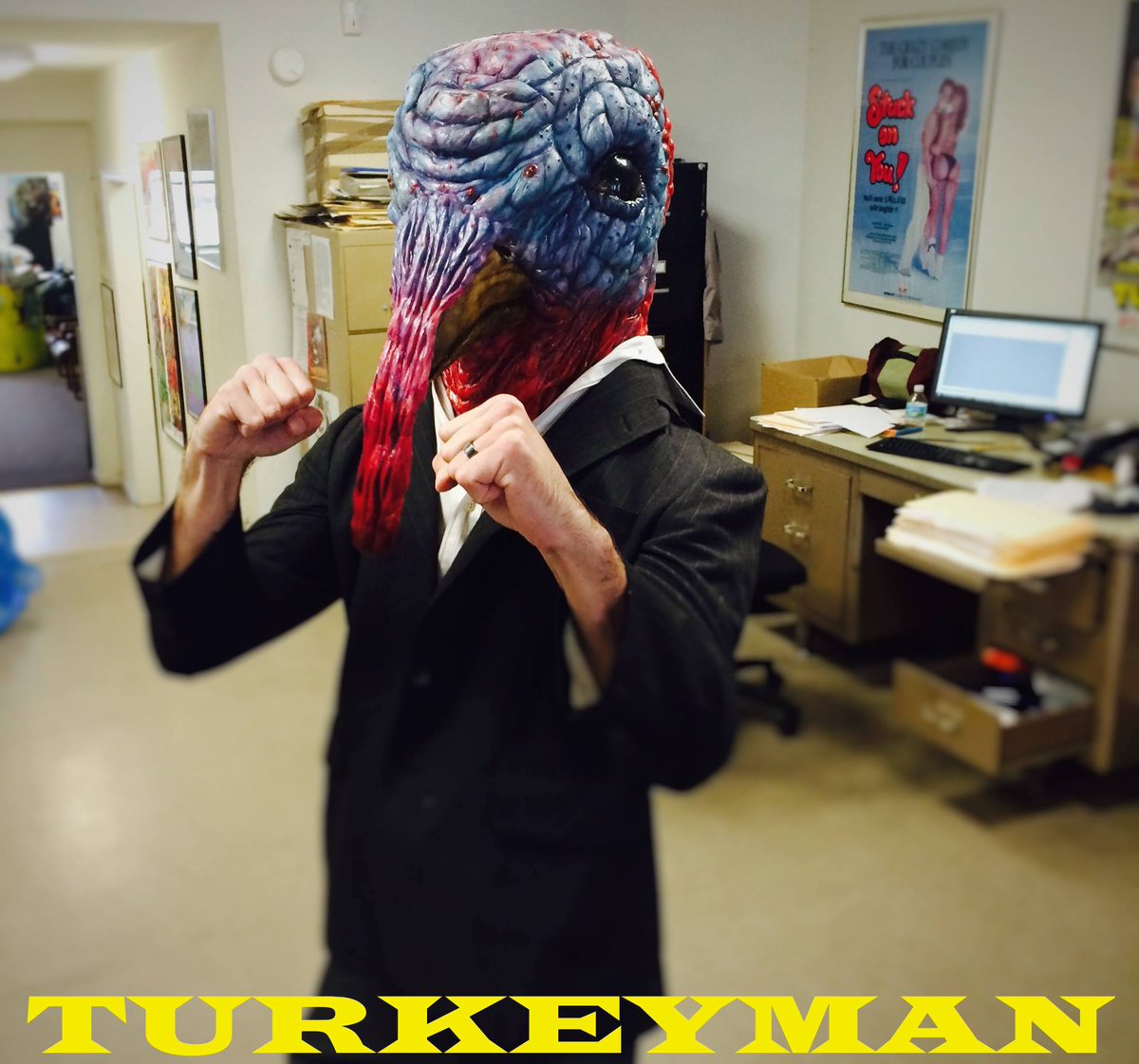 Troma_Team's tweet photo. Troma's newest super villain - TURKEYMAN - curates a playlist of his Troma favorites for Thanksgiving 2017!

GOBBLE-GOBBLE: https://t.co/AlhC03zhGD https://t.co/IeOTffMaFN