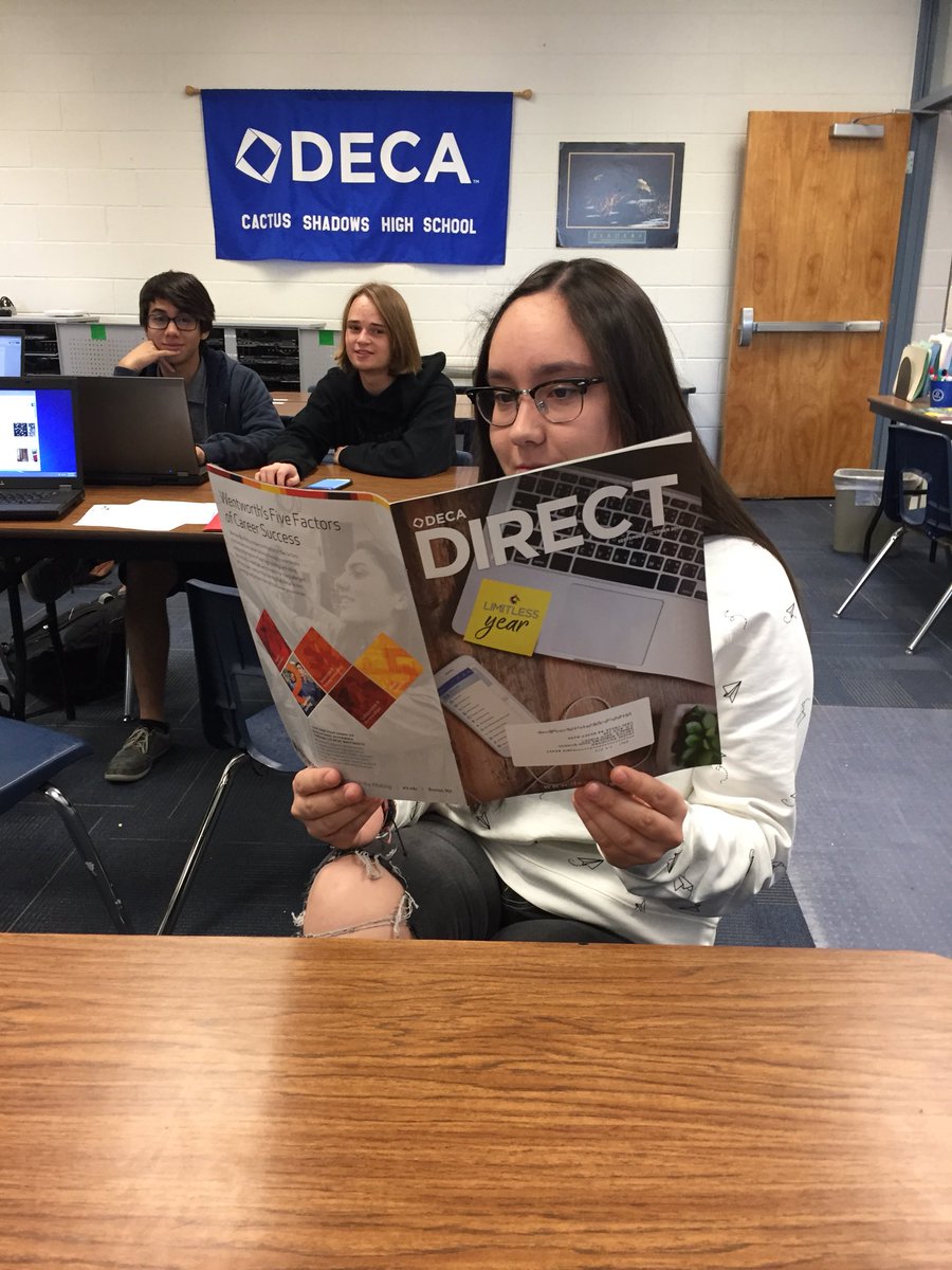 Day 22: Reading DECA Direct #DECAMonth #LIMITLESS <a href="/DECADirect/">DECA INC</a>