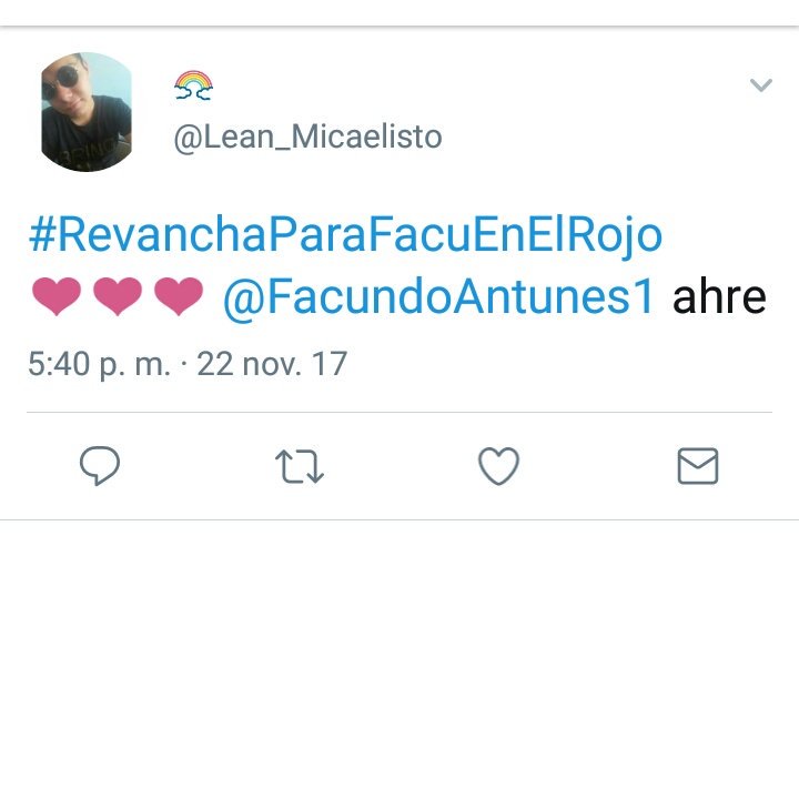 UnionRojoos's tweet photo. Que Pibe tarado

#RevanchaParaFacuEnElRojo https://t.co/fAtks6NGLn